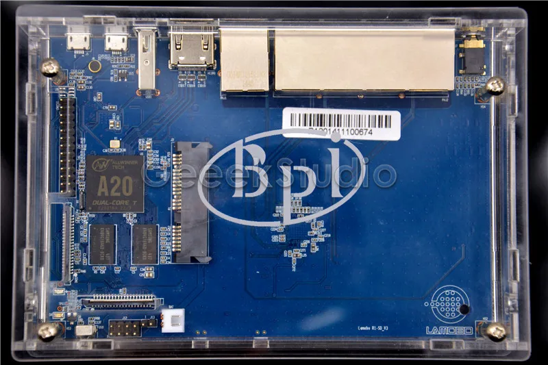Прозрачный акриловый чехол для банана Pi R1 | Компьютеры и офис