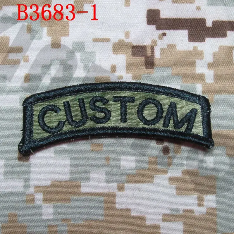 Нашивка С Вышивкой Arc Custom name Tape Text brand Morale tactics Military