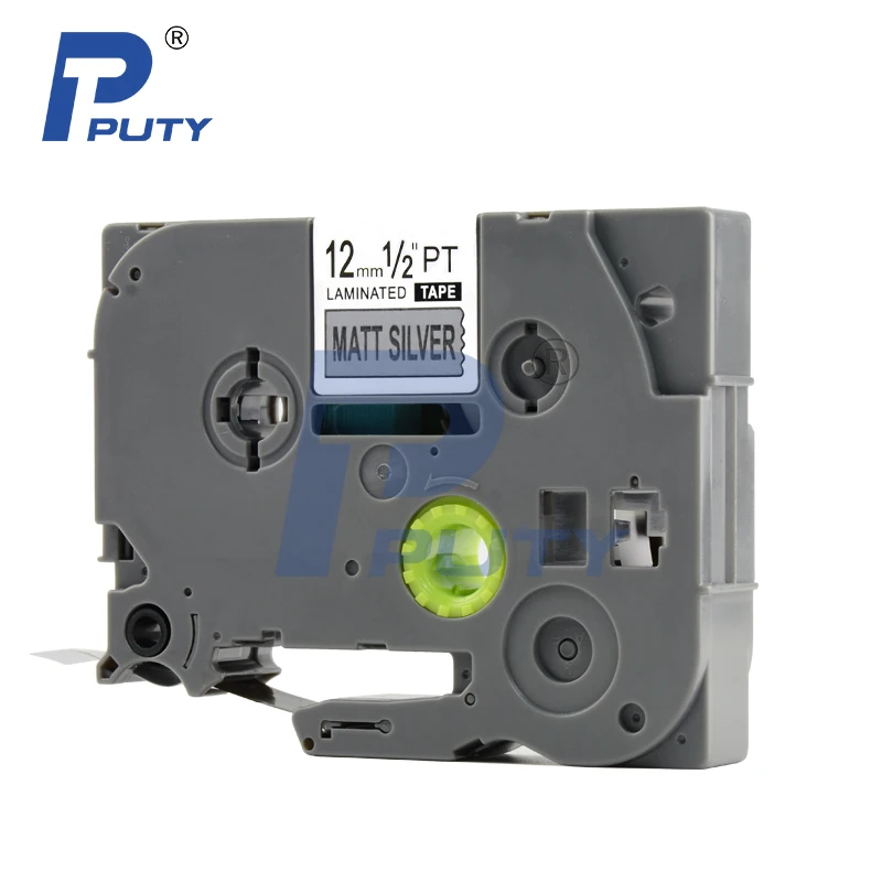 5PCS Compatible TZ Lamintated Label Tape Cartridge 12mm 1/2&quot Black on Matte Silver TZe M931 TZe-M931 for Brother Ptouch Printer |