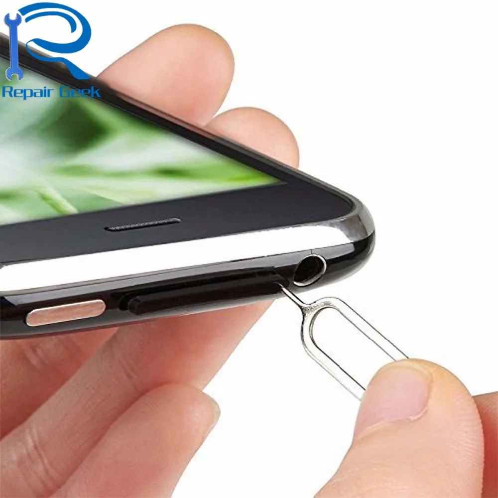 100 шт./лот лоток для удаления Sim-карты Инструмент извлечения игла ключ запасные