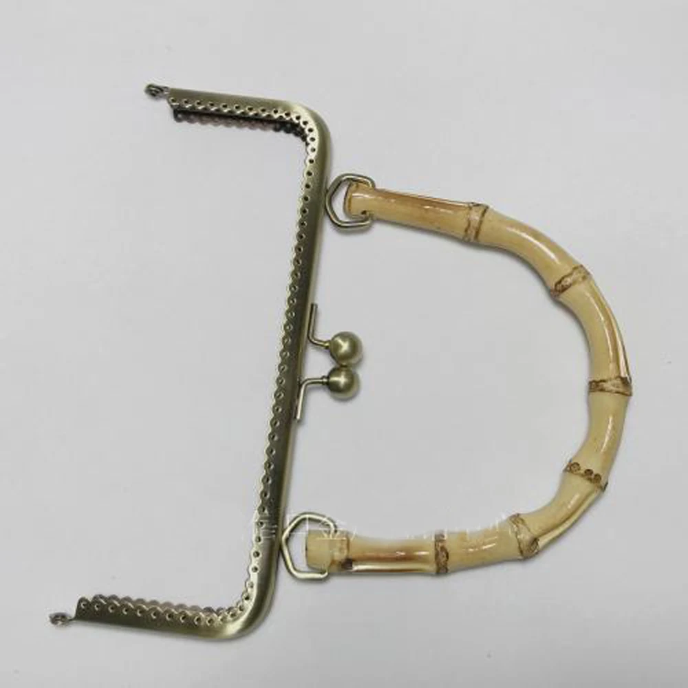 20/25 см Женская сумка большого размера металлическая застежка бронзовый цвет без