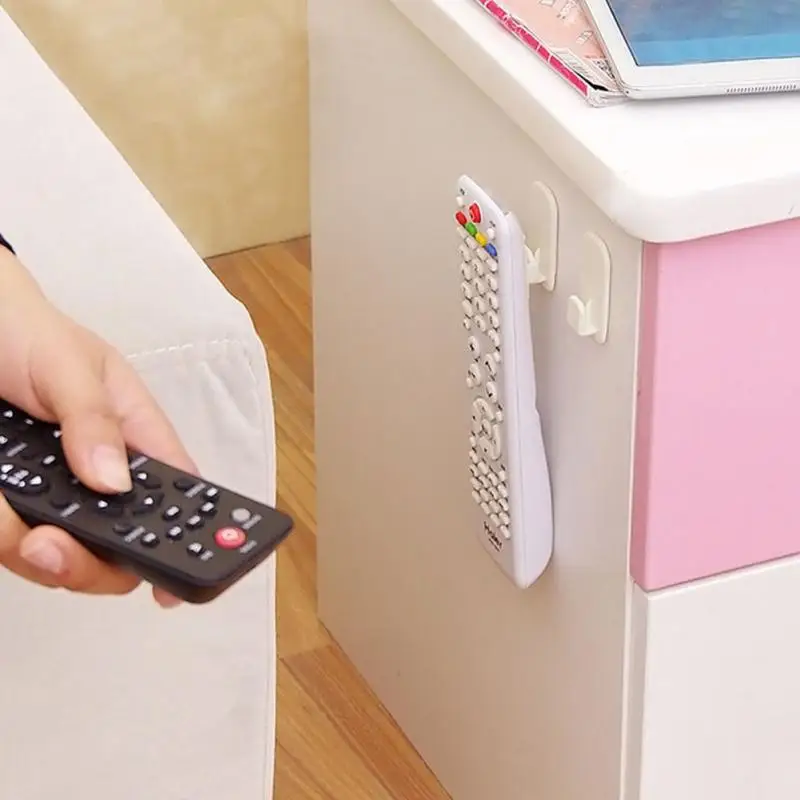 2 шт./партия Белый АБС пластик пульт дистанционного управления подвесные крючки