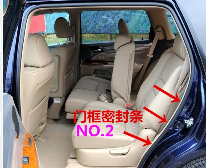CAPQX для Honda Odyssey RB1 2005 2006 2007 2008 Автомобильная резиновая прокладка уплотнения для автомобильных дверей