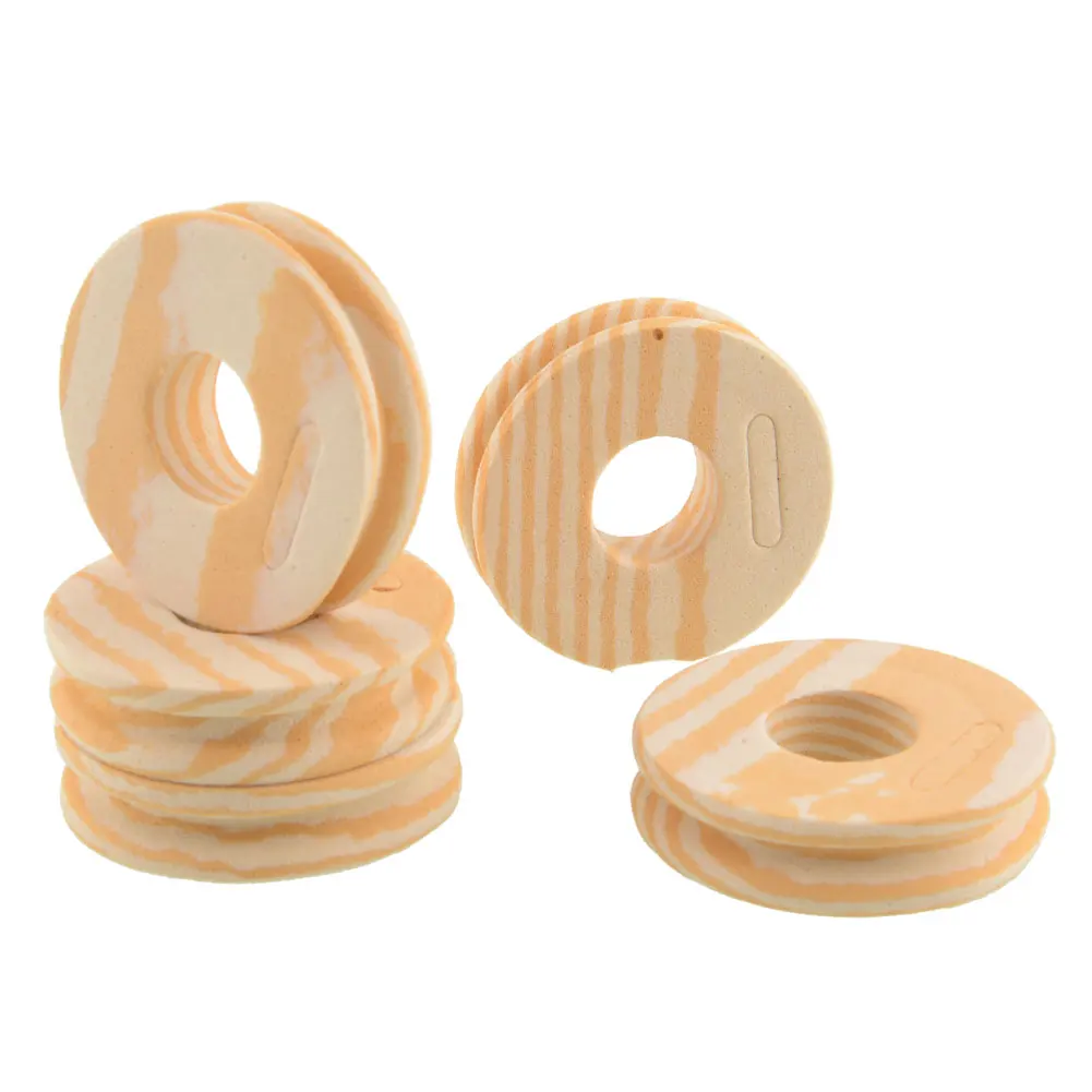 5Pcs Colorful Fishing String Bobbin Round Foam Line Storage Spools Reel Useful Fishing Accessories Supplies