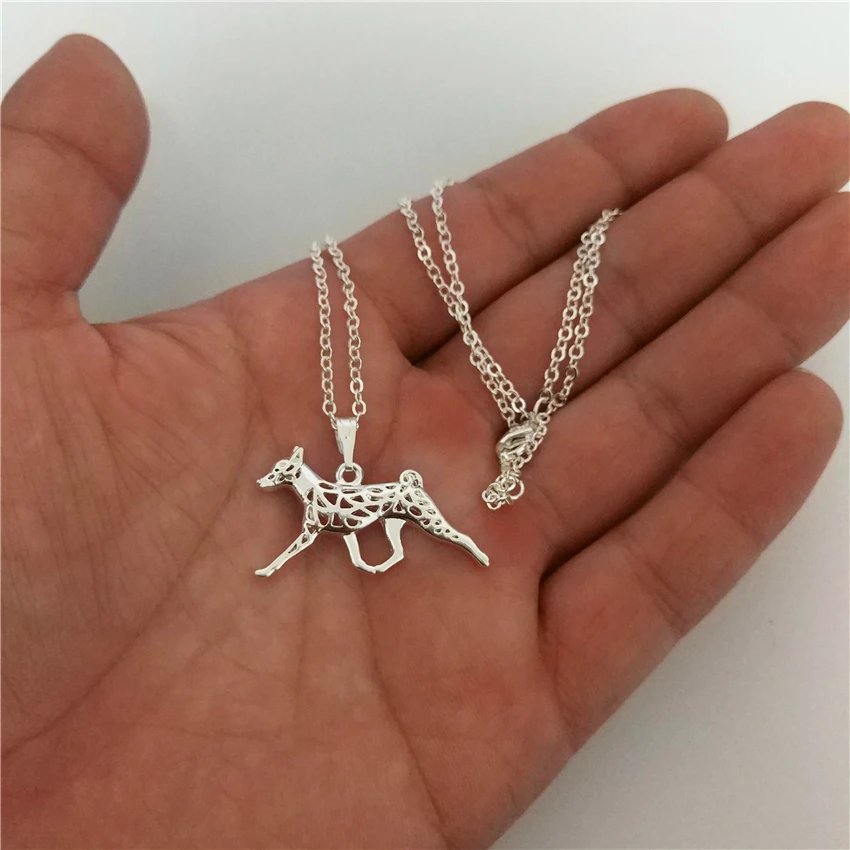 LPHZQH модный чокер в стиле бохо с изображением собаки из мультфильма милый Basenji для