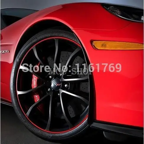 8 метров/рулон автомобиля колесная ступица шина стикер декоративные Стайлинг