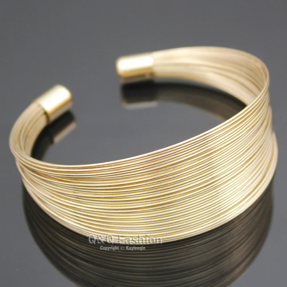 Подиумная Золотая гигипетская Клеопатра 80-х мульти-память тонкая проволока