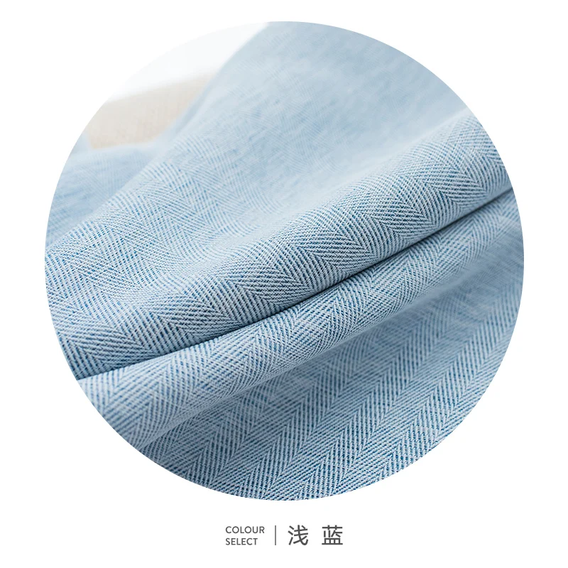 Light blue Шторы 70-90% затемненные шторы однотонные серые/синие/хаки/кофейные шторы для гостиной современные шторы для спальни - Цвет: Light blue