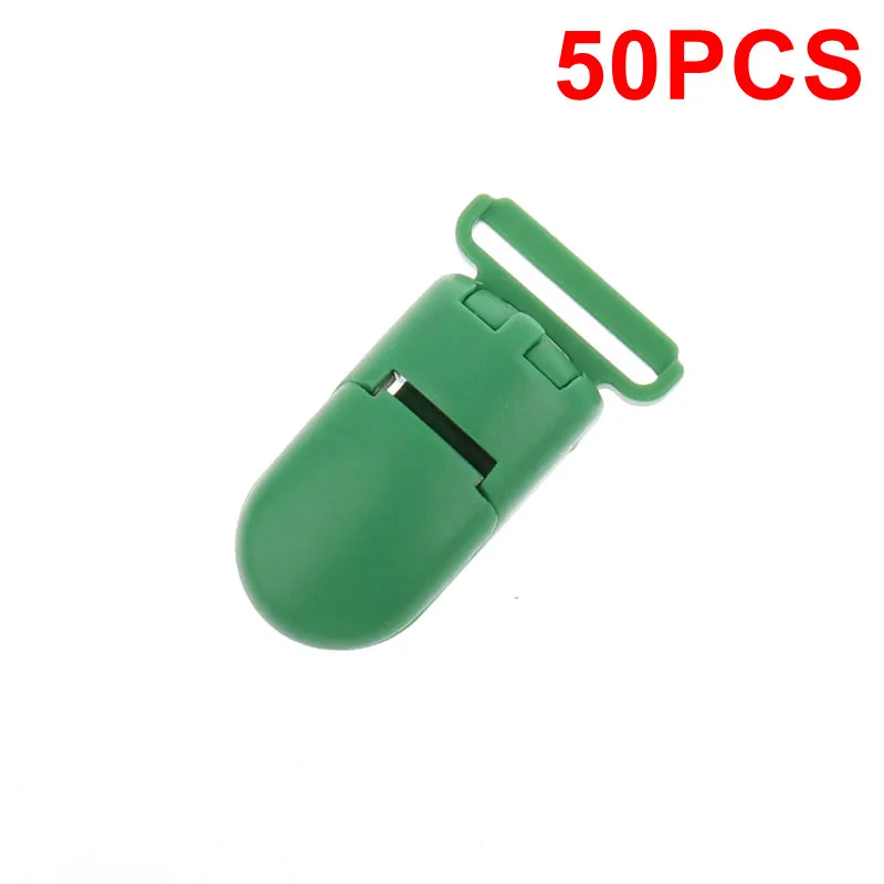 B51 Green Fkisbox 50 шт. пластиковые детские соски, зажимы для младенцев, пустышка, держатель для соски, аксессуары для новорожденных, Прорезыватель для зубов, украшения Прорезыватель для зубов - Цвет: B51 Green