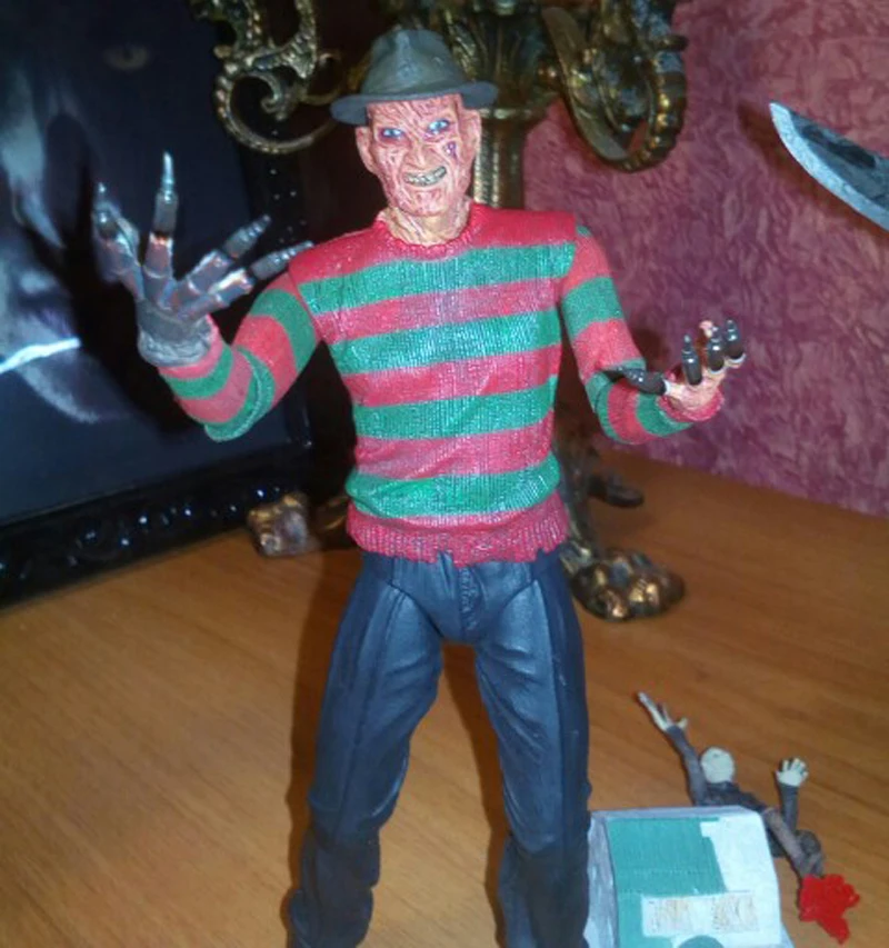 NECA Street Freddy Krueger кошмары Фредди экшн фигурка из ПВХ игрушка кукла подарок
