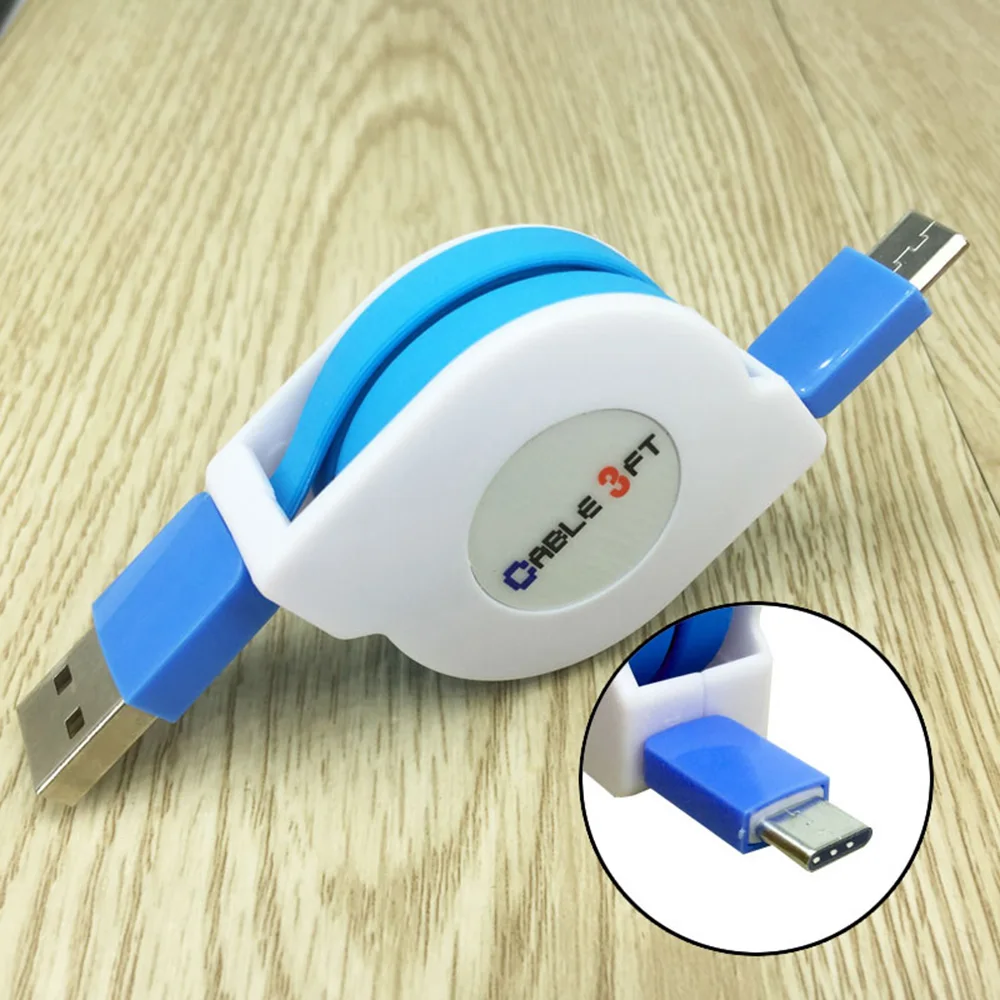 Новый 1 м выдвижной USB 3 Type C кабель для синхронизации данных и зарядки Samsung |