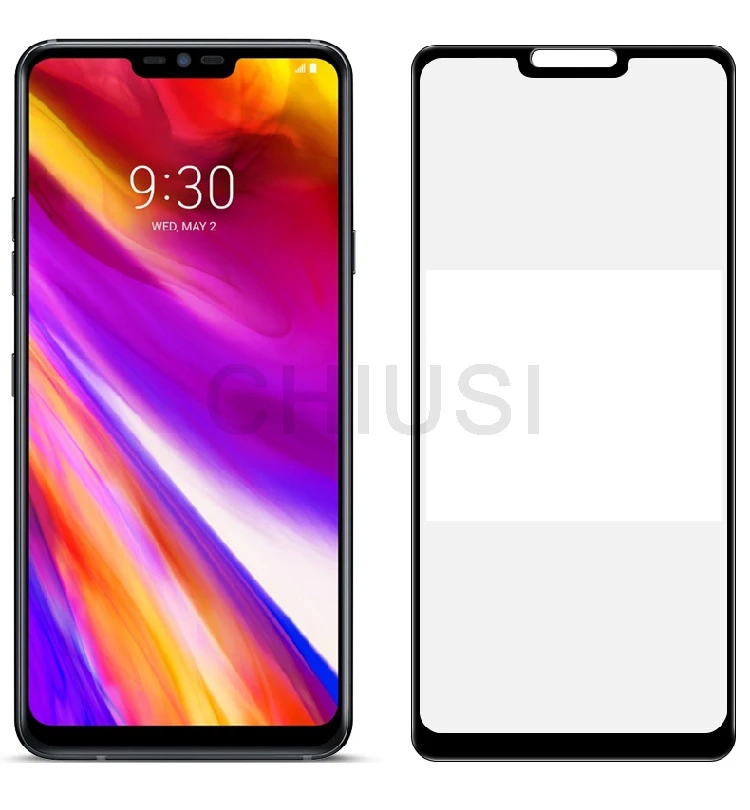 Для LG G7 ThinQ/G7 Fit/G7 один Экран протектор 2.5D уровень твердости 9H полный охват