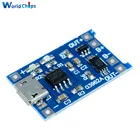 50 шт. Micro USB 5 в 1 а 18650 TC4056A Замена TP4056 модуль зарядного устройства литиевой батареи с двумя функциями светодиодный индикатор питания