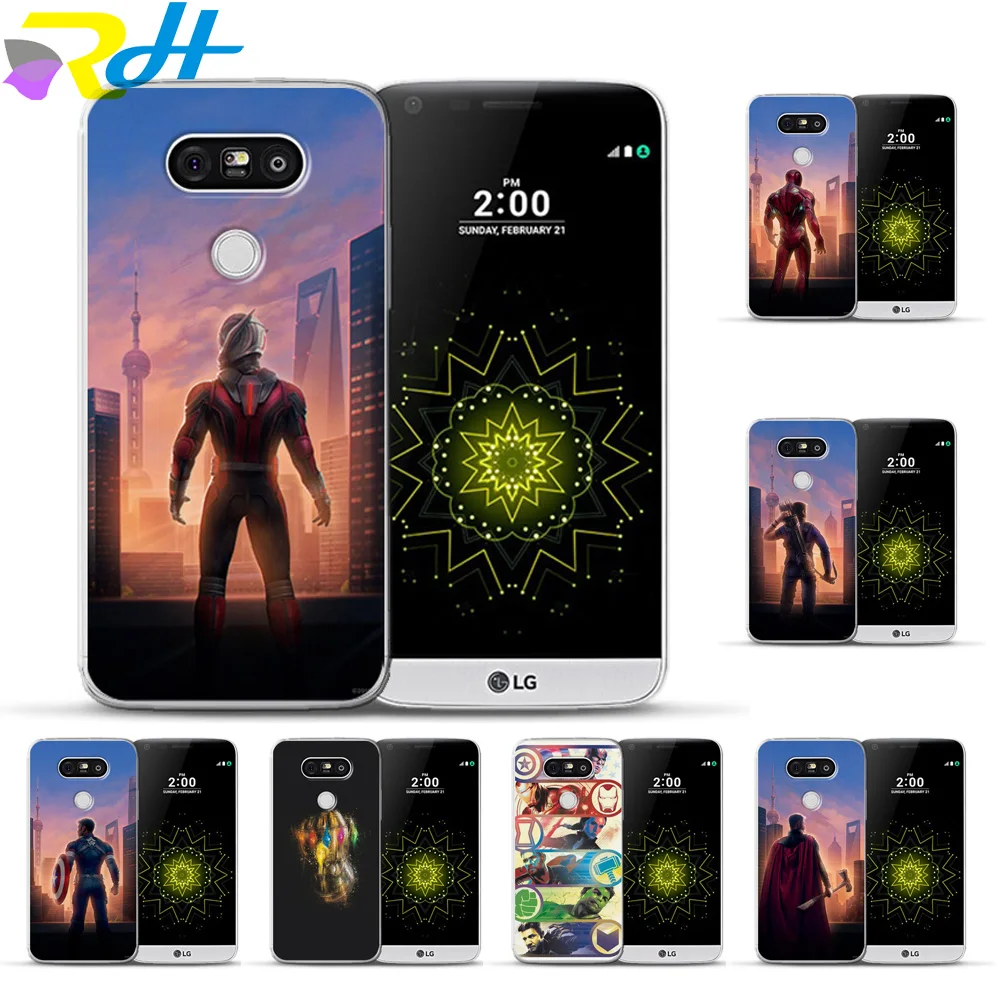 Мягкий чехол для LG G4 G5 G6 Мстители: Endgame задний фон Q6 Q8 K4 K7 K8 K10 2017 X Power 2 телефона