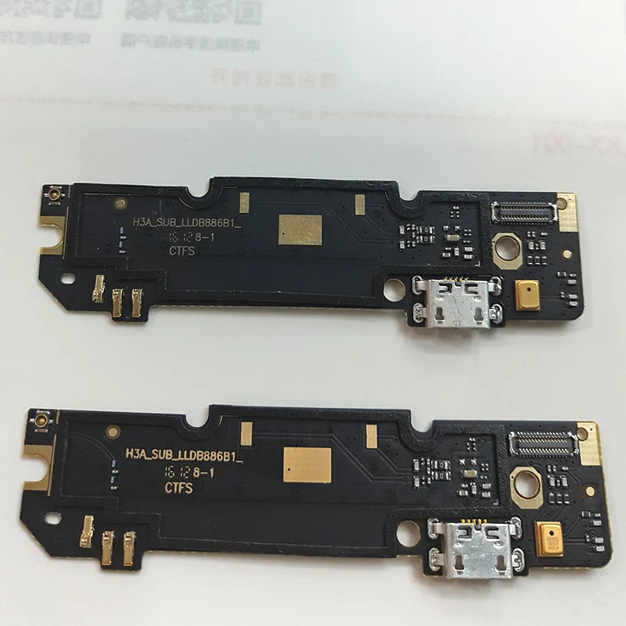 Модуль микрофона для xiaomi redmi NOTE3 PRO (150 мм) + плата USB зарядки гибкий кабель
