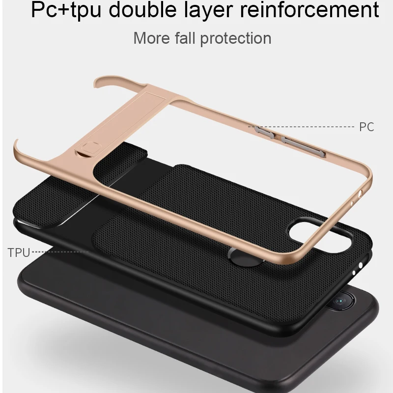 KaiNuEn coque cover case For Xiaomi Xiami MI 6x 6 x MIA2 A2 Silicone covers Silicon on back 360 Phone with holder | Мобильные
