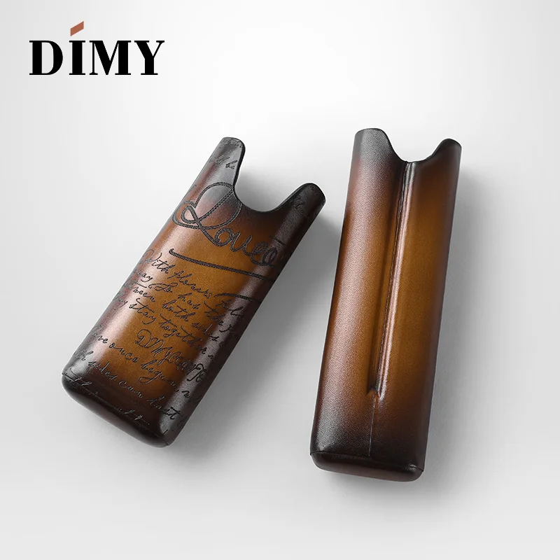 DIMY чехол с Отделом для сигарет кожа Персонализированная сигарная кожаные сумки