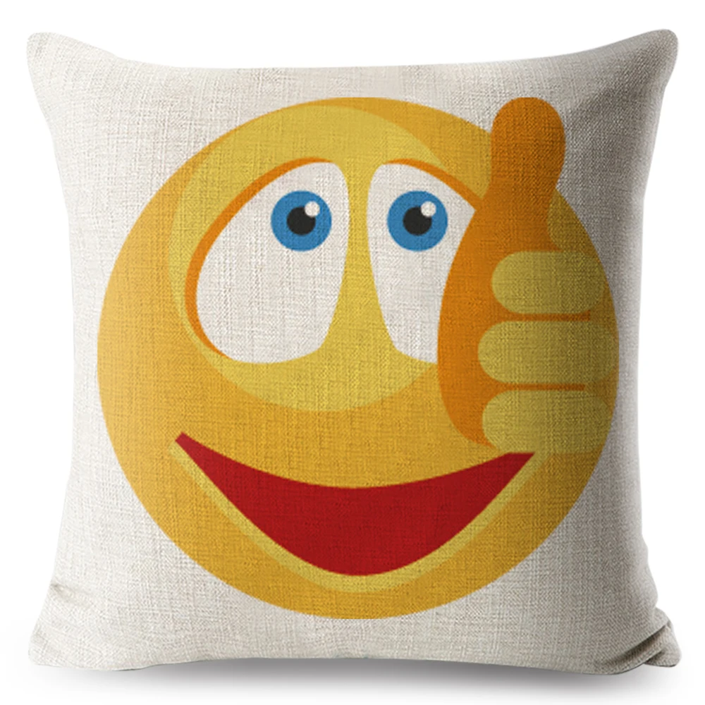 Мультфильм Смешное выражение наволочка белье наволочки 45*45 см квадратные