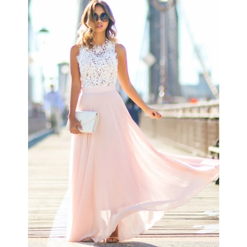 2018 пикантные женские элегантный цветок Макси кружевное платье vestido de festa с