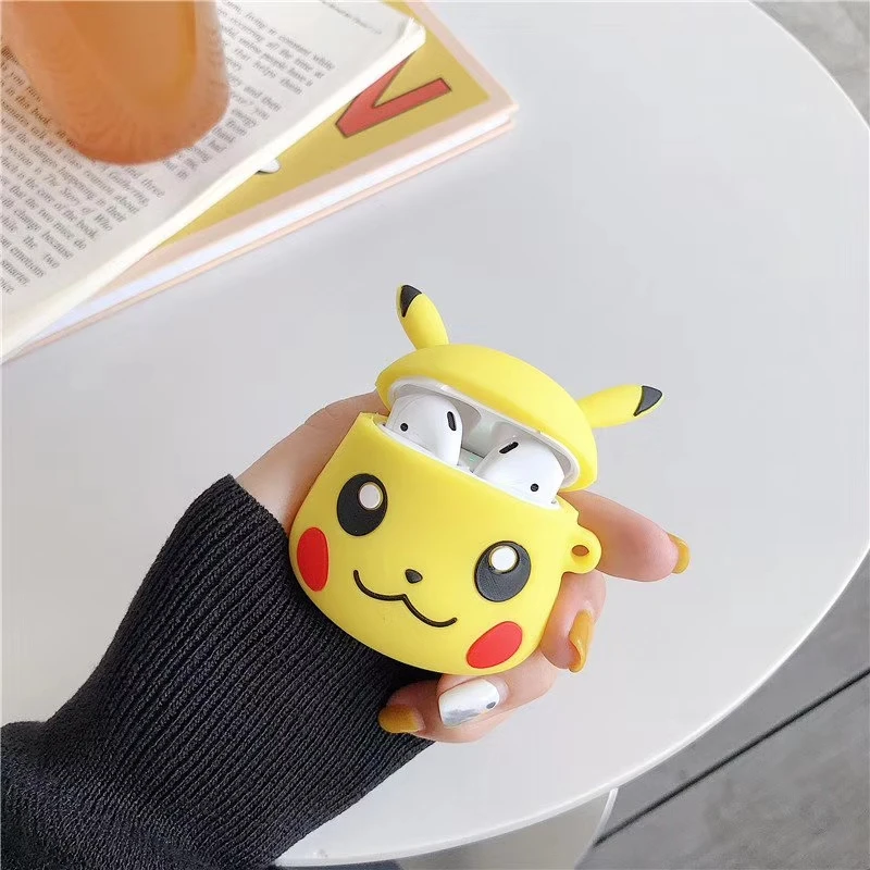 50 For Apple AirPods Silicone Charging Headphones Cases 3D Cartoon Wireless Bluetooth Earphone Case For Airpods Protective Cover - Цвет: 50
