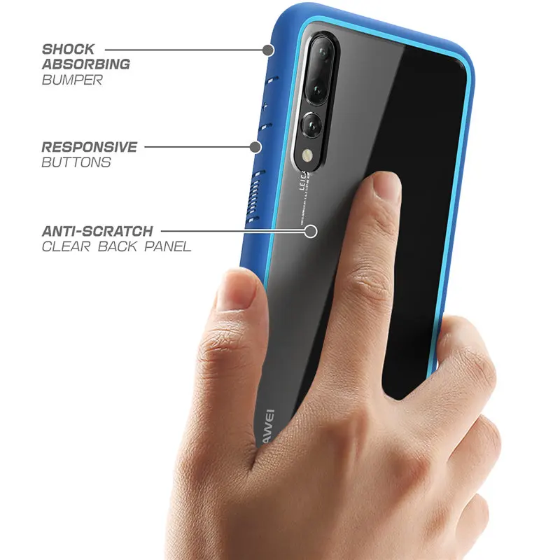 For Huawei P20 Pro Case SUPCASE UB Style Series Anti-knock Premium Hybrid Protective TPU Bumper + PC Clear Back Cover |
