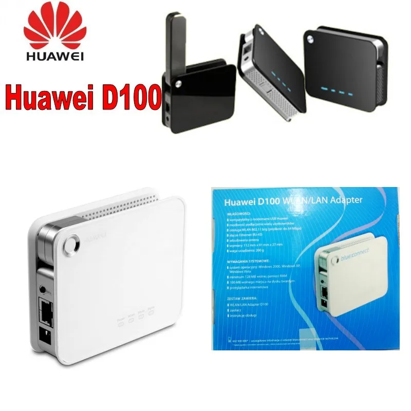 Беспроводной маршрутизатор Huawei D100 3g преобразует USB 3G E169 модем/переходник в сеть Wi
