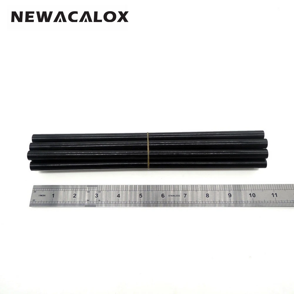 NEWACALOX термоклеевые палочки клеевой пистолет черный сплав аксессуары 10 шт. 11 мм инструменты DIY клей ремонт 270 мм