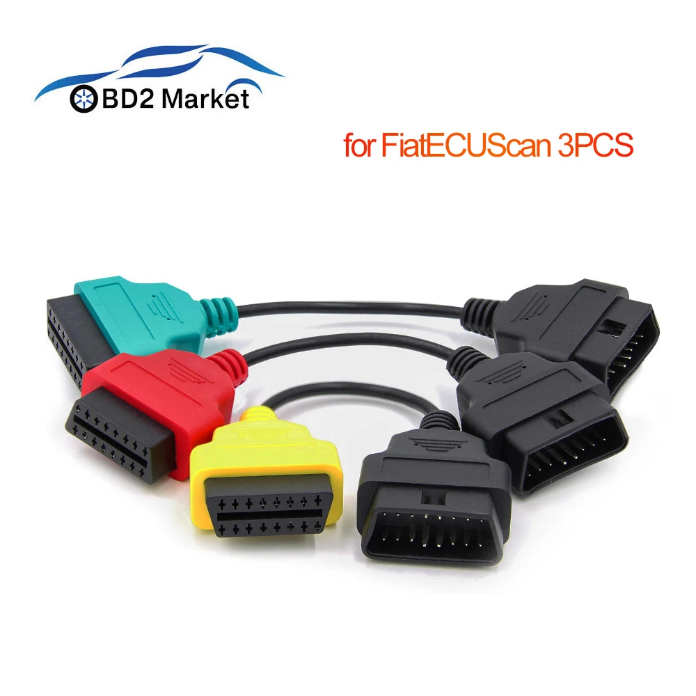 Для FiatECUScan адаптер OBD OBD2 разъем MultiECUScan ABS Подушка безопасности obd2 сканер Диагностический кабель для Fiat ECU инструмент сканирования горячая распродажа