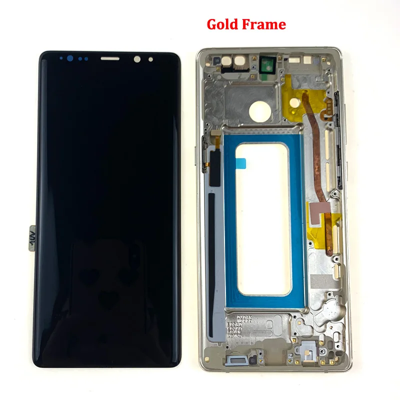 N950 AMOLED ЖК-дисплей для SAMSUNG Galaxy Note 8 дисплей сенсорный экран дигитайзер с рамкой