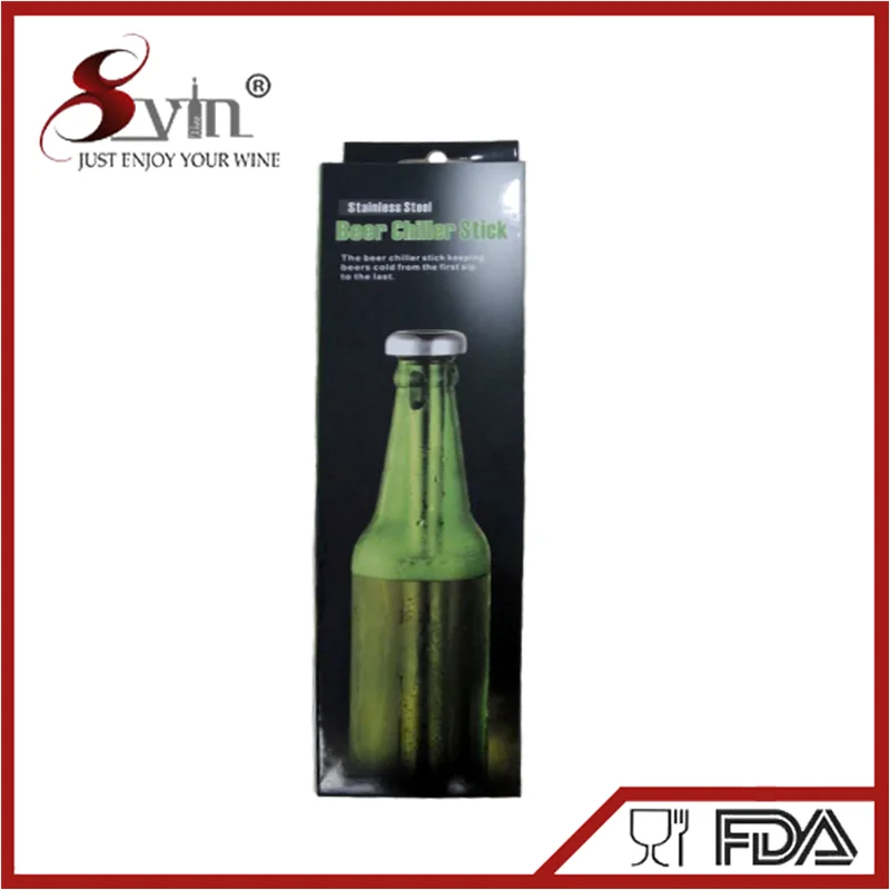 Svin 2pcs Instant Stainless Steel Beer Chiller Sticker for Promotion Gift Enfriador De Cerveza Cubo Cooler Para Cerveja Bottle | Дом и сад