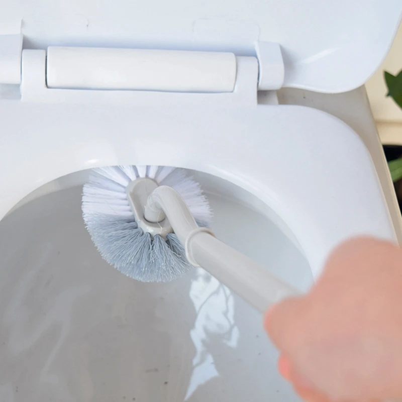 Portable Handheld Cleaning Brush Toilet Bowl Double Face strong decontamination No dead ends brush | Дом и сад