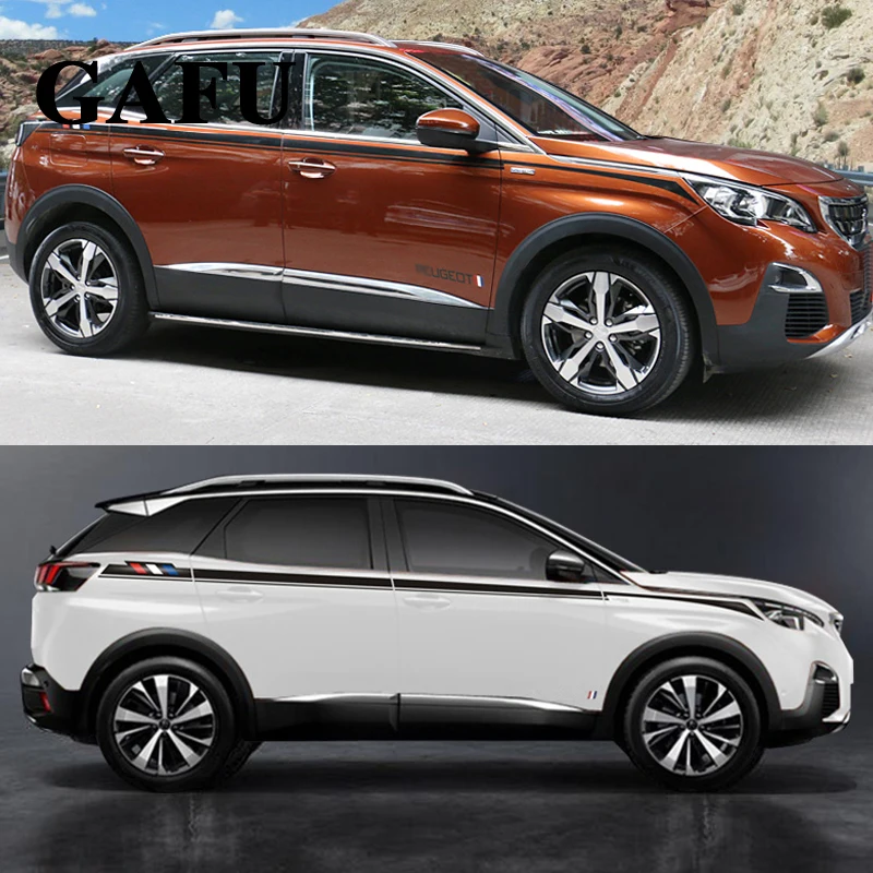 Для PEUGEOT 3008 3008GT Двусторонняя наклейка для автомобиля-Стайлинг спортивный автомобиль наклейка аксессуары