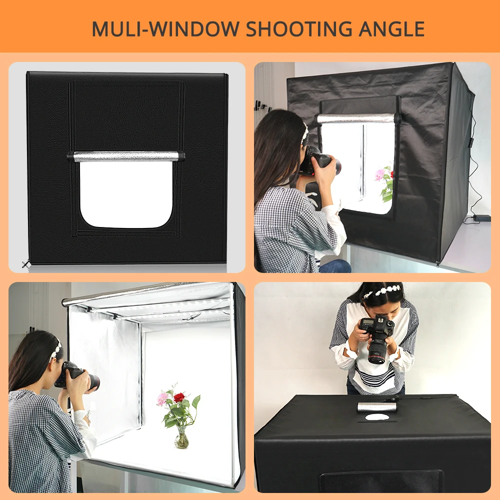 Travor 80*80 см софтбокс для фотостудии Профессиональный фотобокс светильник