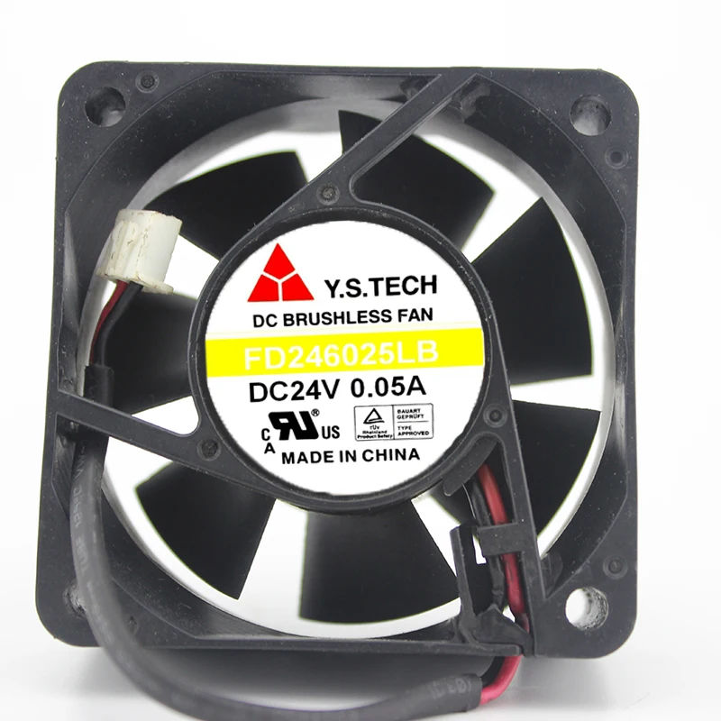 Оригинальный FD246025LB 6025 6 см 24 В 0.05A инверторный охлаждающий вентилятор