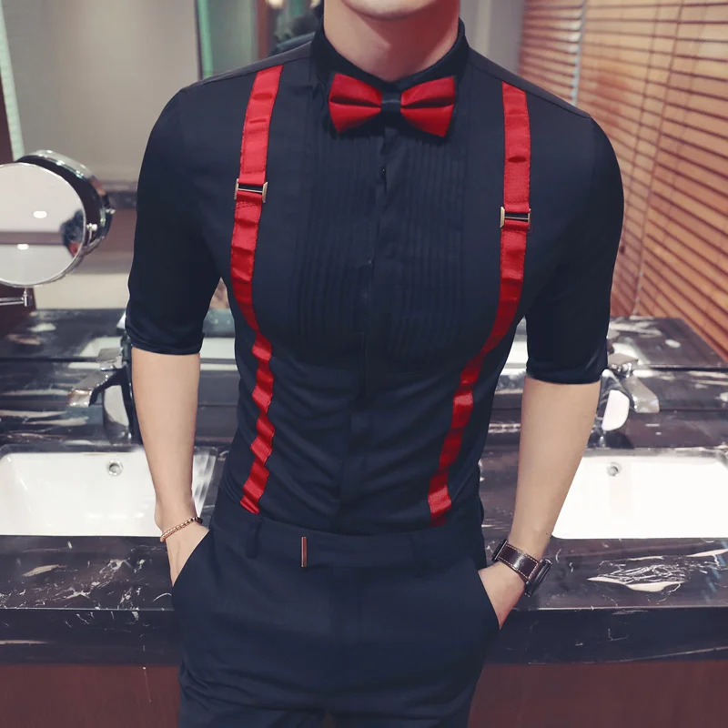 2018 новый ночной мужские семиточечные рубашка с рукавами мастер детская одежда в