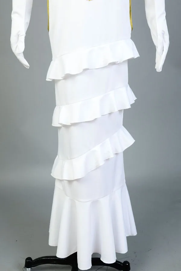 

Overlord Albedo Cosplay Costume Women Halloween White Dress