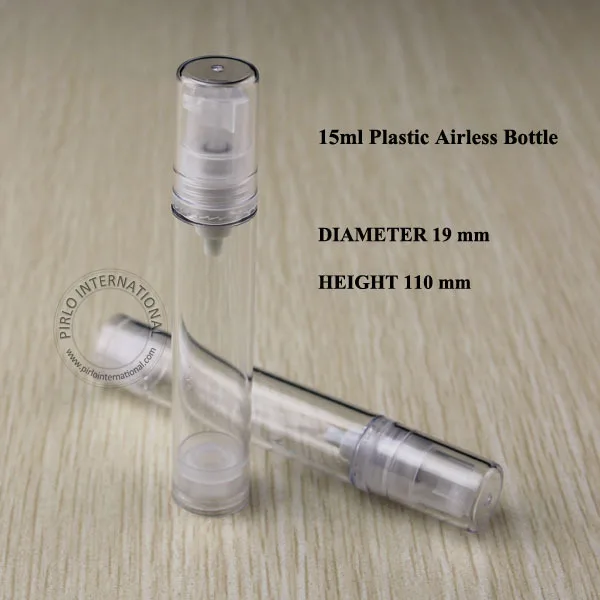 15 мл PS безвоздушный крем дозатор для лосьона бутылка спрей контейнеры