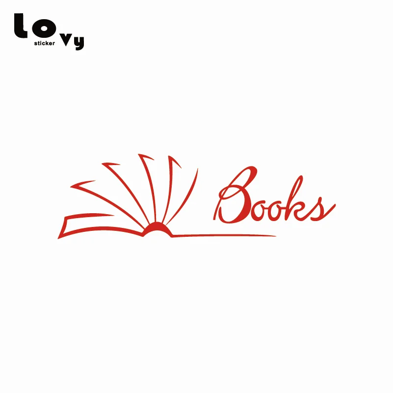 Библиотеки книги украшения дома аксессуары виниловые настенные наклейки для