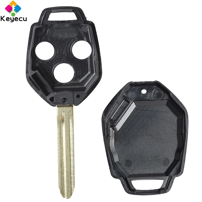 Корпус дистанционного ключа KEYECU 3 кнопки и Keyway B110 FOB для Subaru Forester Legacy Impreza Outback STI WRX
