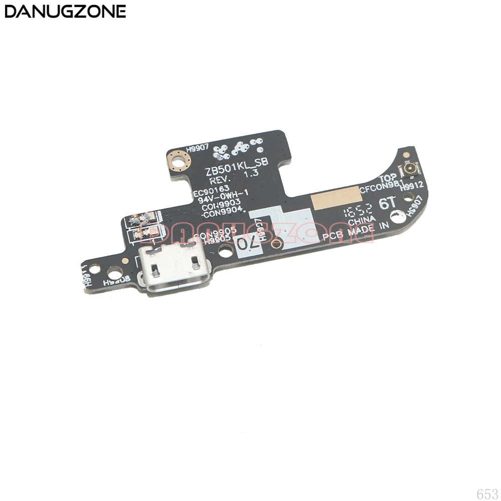Usb порт для зарядки док-станция разъем Jack Разъем плата для зарядки гибкий кабель для ASUS Zenfone Live ZB501KL A007