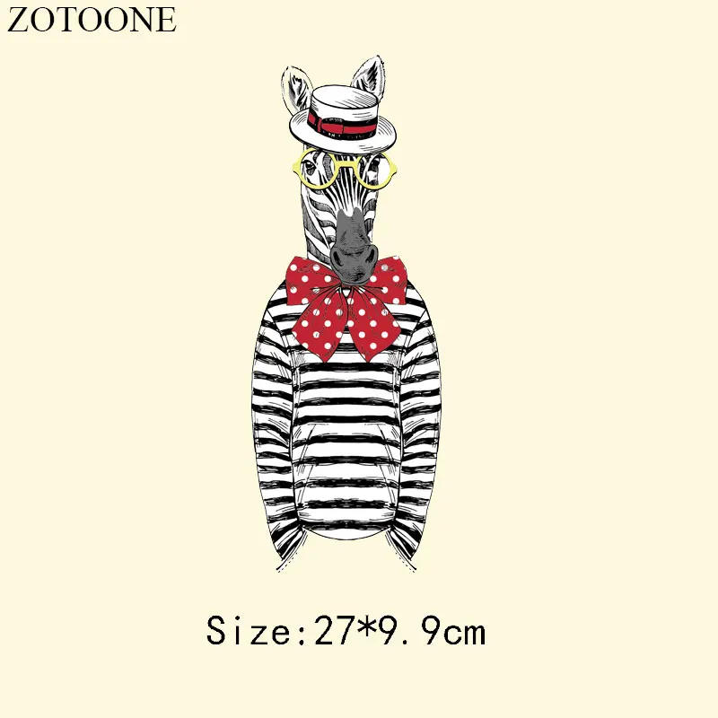 Нашивки ZOTOONE с животными термотрансферные аппликации вышивка нашивки сделай сам