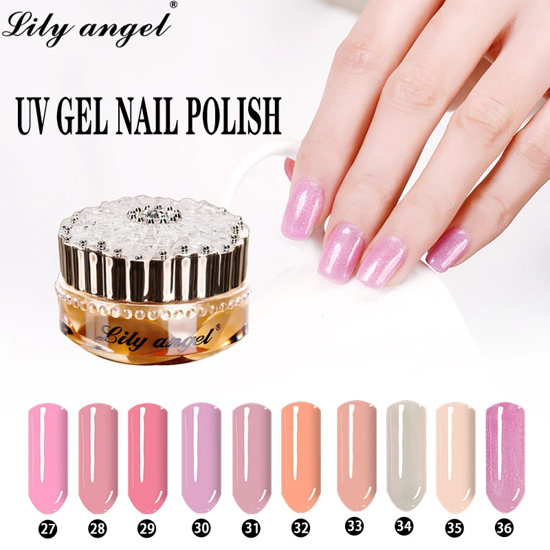 Набор гель лаков для ногтей Lily Angel цветная УФ краска 96 цветов ногтей|Гель ногтей| |