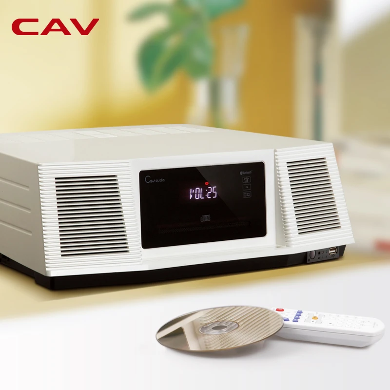 Bluetooth Колонка CAV IH 30 CD MP3 радио плеер USB док станция черный белый 2 0 канала для