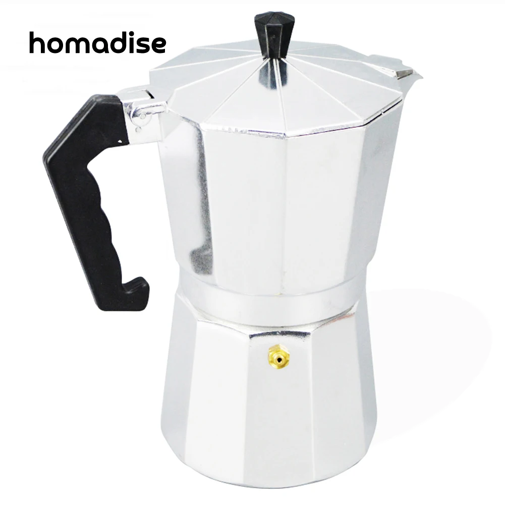Алюминиевая Кофеварка Homadise для приготовления эспрессо кофеварка в стиле