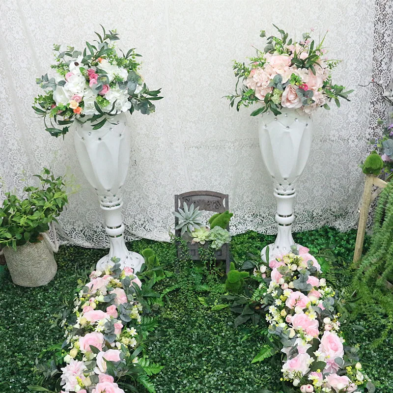 Flone искусственная Роза пион Гортензия цветок шар центральный кусок