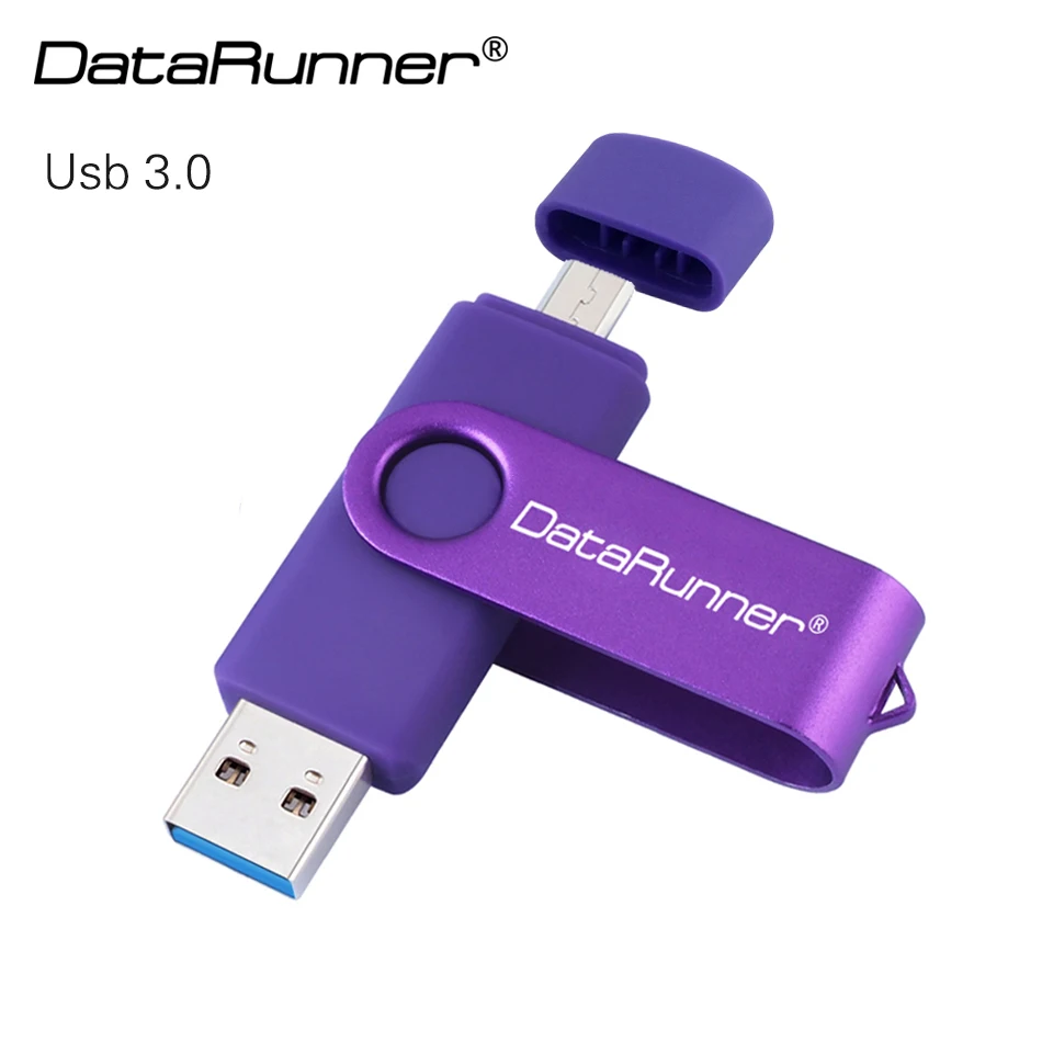 DataRunner высокоскоростной портативный флэш накопитель 128 ГБ USB 16 32 64 256 Micro Usb флешка 3 0