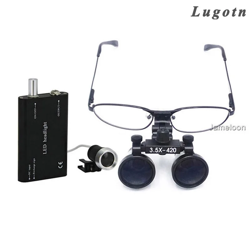 3 5 увеличение Сменные недальновидные очки металлический Зубной врач