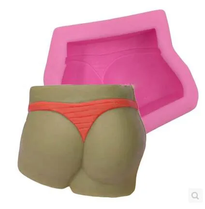 

Rushed Fondant Cake Decorating Tools Sexy Bikini Shorts Handmade Chocolate Fudge Cake Mold Baking Tool Decoration Dessert