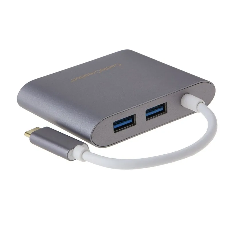 USB C к Ethernet адаптеру Тип 3 0 + RJ45 Gigabit LAN сетевой порт PD зарядный концентратор