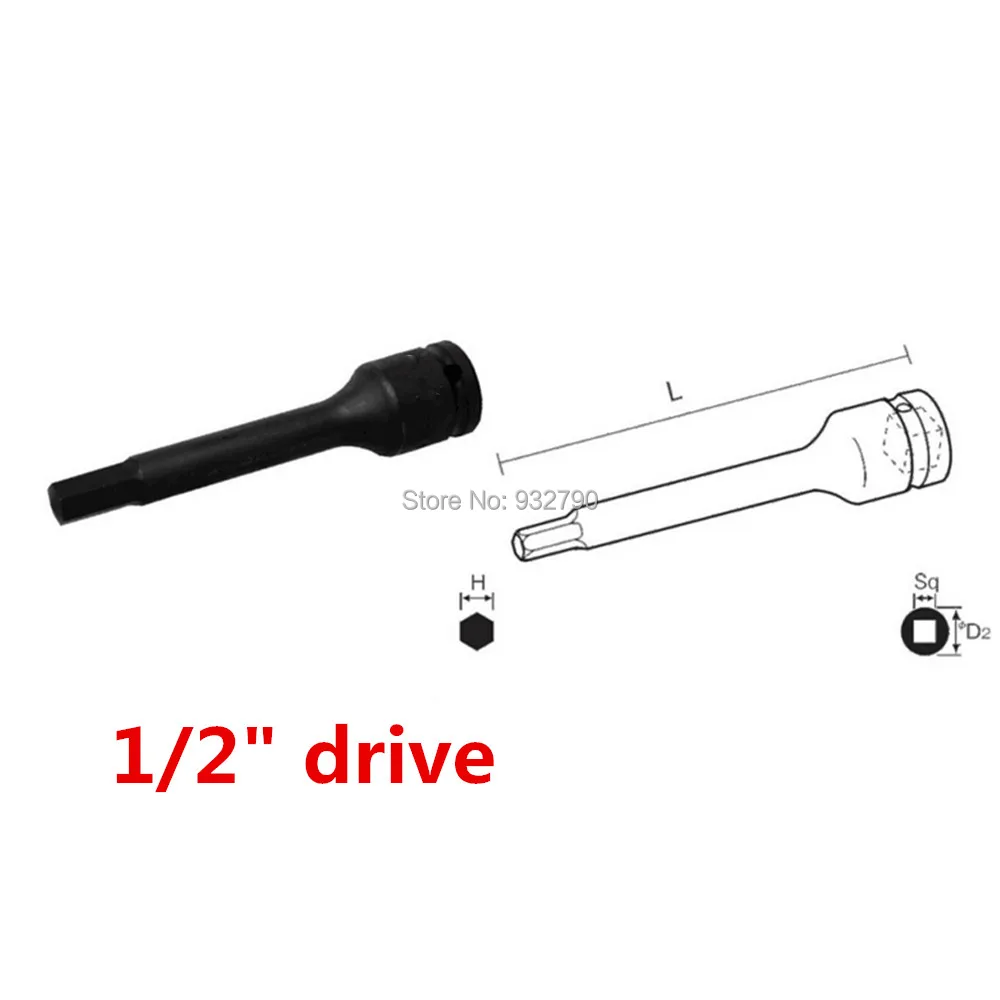 8 шт. 1/2 &quotDr влияние сплайн немного розетки H5 H6 H7 H8 H10 H12 H14 H16 (5 мм 16 мм) fit &quotDrive